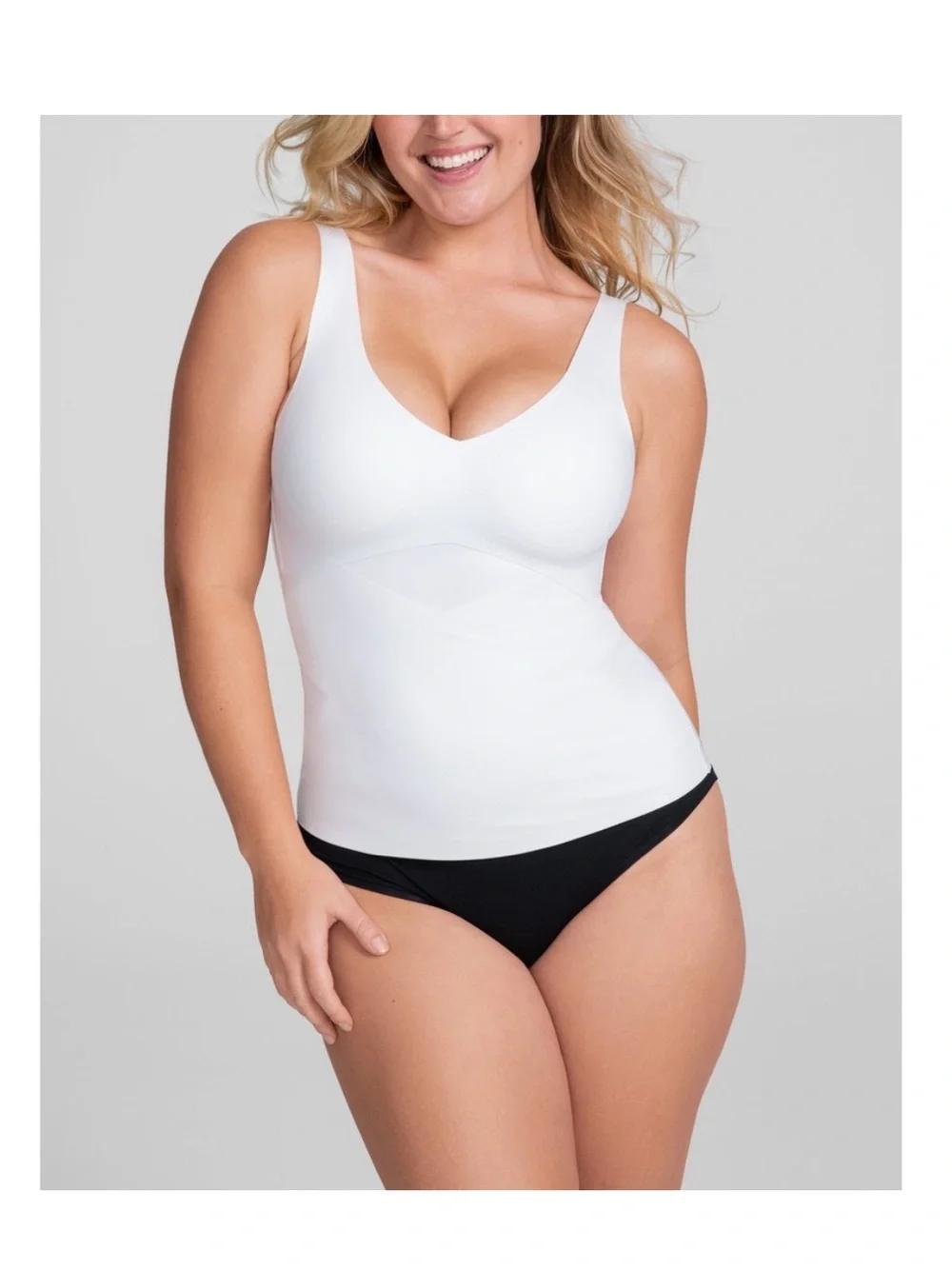 Honeylove LiftWear Shapewear Tank Top Cami White Size Large